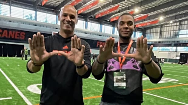 Jason Taylor and Zion Grady
